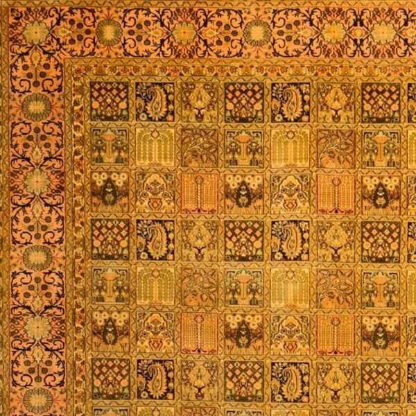 Kashmir Oriental Rug 185 × 279 cm, Silk, hand-knotted, fine — view 4