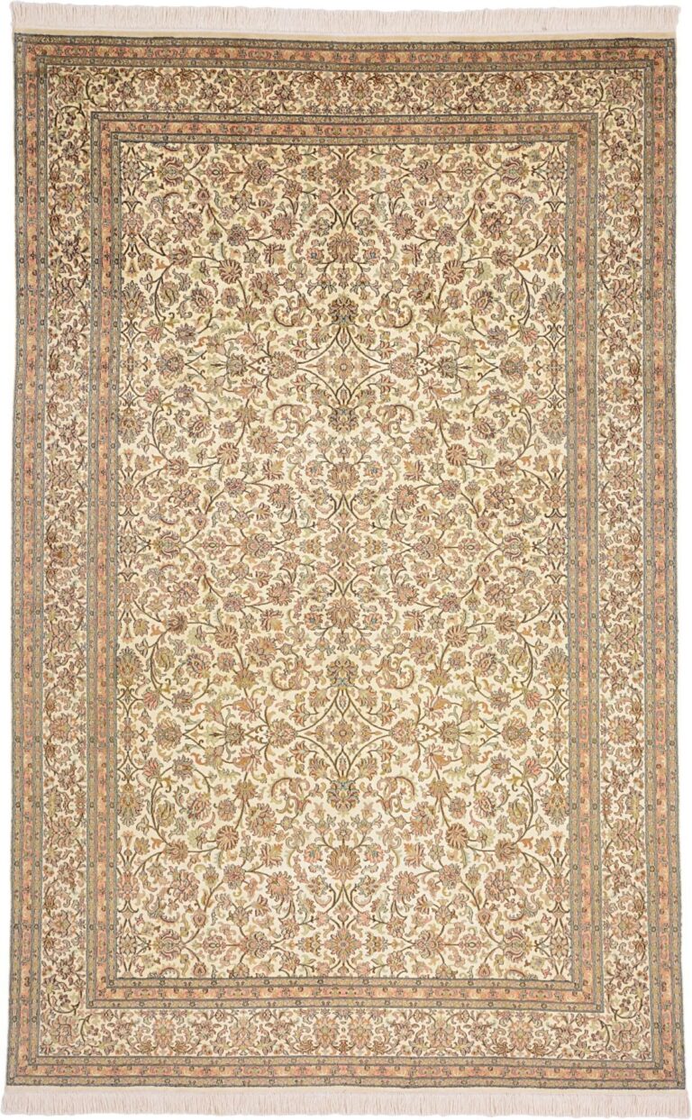 Kashmir Oriental Rug 185 × 289 cm, Silk, hand-knotted