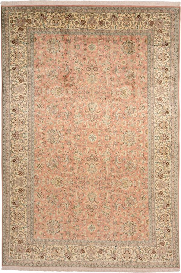 Kashmir Oriental Rug 186 × 274 cm, Silk, hand-knotted Kashmir Oriental Rug 186 × 274 cm, Silk, hand-knotted