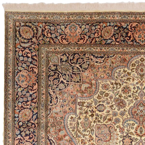 Kashmir Oriental Rug 186 × 277 cm, Silk, hand-knotted, fine — view 6