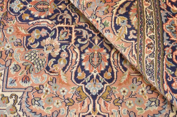 Kashmir Oriental Rug 186 × 277 cm, Silk, hand-knotted, fine — view 4