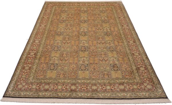Kashmir Oriental Rug 186 × 283 cm, Silk, hand-knotted — view 2