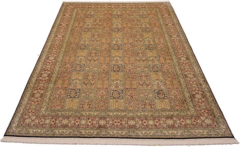 Kashmir Oriental Rug 186 × 283 cm, Silk, hand-knotted — view 2