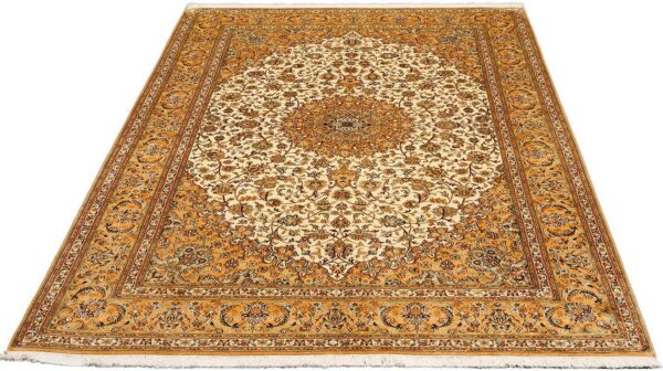 Kashmir Oriental Rug 188 × 279 cm, Silk, hand-knotted — view 2