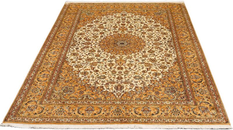 Kashmir Oriental Rug 188 × 279 cm, Silk, hand-knotted — view 2