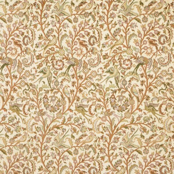 Kashmir Oriental Rug 189 × 269 cm, Silk, hand-knotted, pastel — view 5