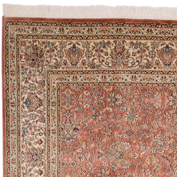 Kashmir Oriental Rug 189 × 277 cm, Silk, hand-knotted — view 6