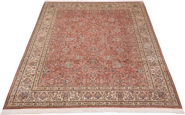 Kashmir Oriental Rug 189 × 277 cm, Silk, hand-knotted — view 2