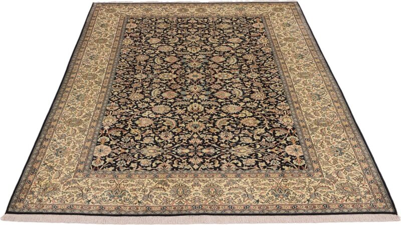 Kashmir Oriental Rug 189 × 281 cm, Silk, hand-knotted — view 2