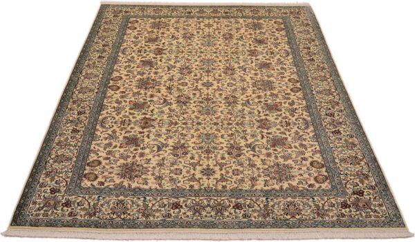 Kashmir Oriental Rug 190 × 279 cm, Silk, hand-knotted — view 2