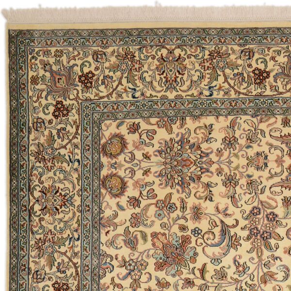Kashmir Oriental Rug 190 × 279 cm, Silk, hand-knotted — view 6