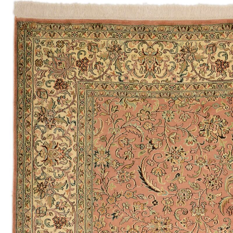 Kashmir Oriental Rug 190 × 281 cm, Silk, hand-knotted — view 6
