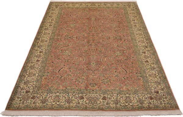 Kashmir Oriental Rug 190 × 281 cm, Silk, hand-knotted — view 2