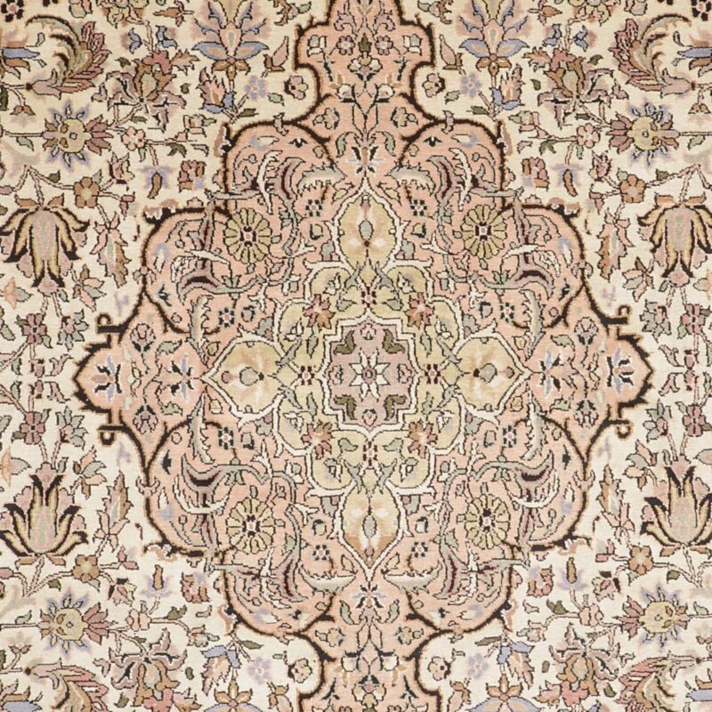 Kashmir Oriental Rug 192 × 284 cm, Silk, hand-knotted — view 5