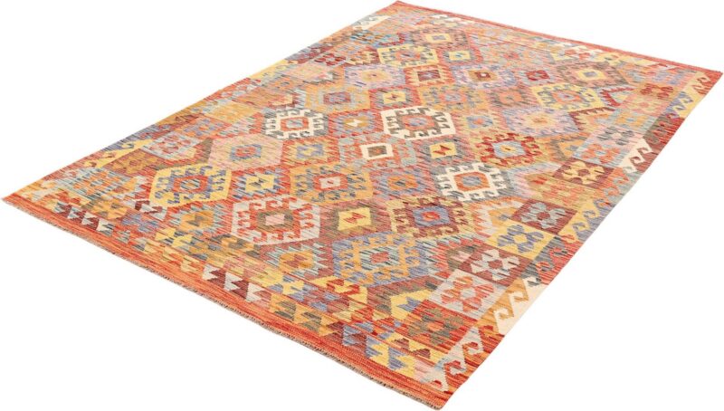 Kashmir Oriental Rug 195 × 293 cm, Silk, hand-knotted — view 5 Kashmir Oriental Rug 195 × 293 cm, Silk, hand-knotted — view 5