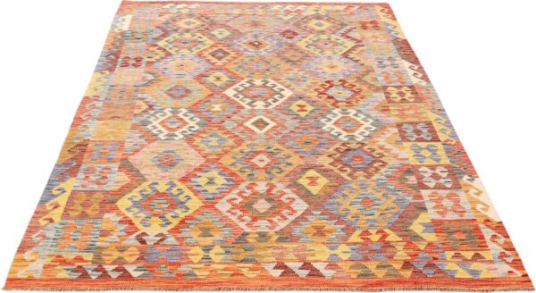 Kashmir Oriental Rug 195 × 293 cm, Silk, hand-knotted — view 4 Kashmir Oriental Rug 195 × 293 cm, Silk, hand-knotted — view 4