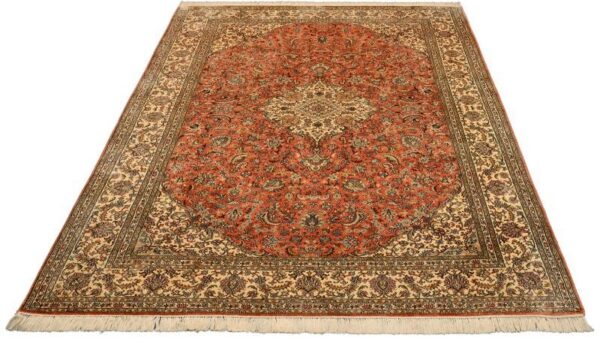 Kashmir Oriental Rug 199 × 290 cm, Silk, hand-knotted — view 2