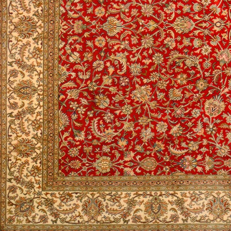 Kashmir Oriental Rug 199 × 298 cm, Silk, hand-knotted — view 4