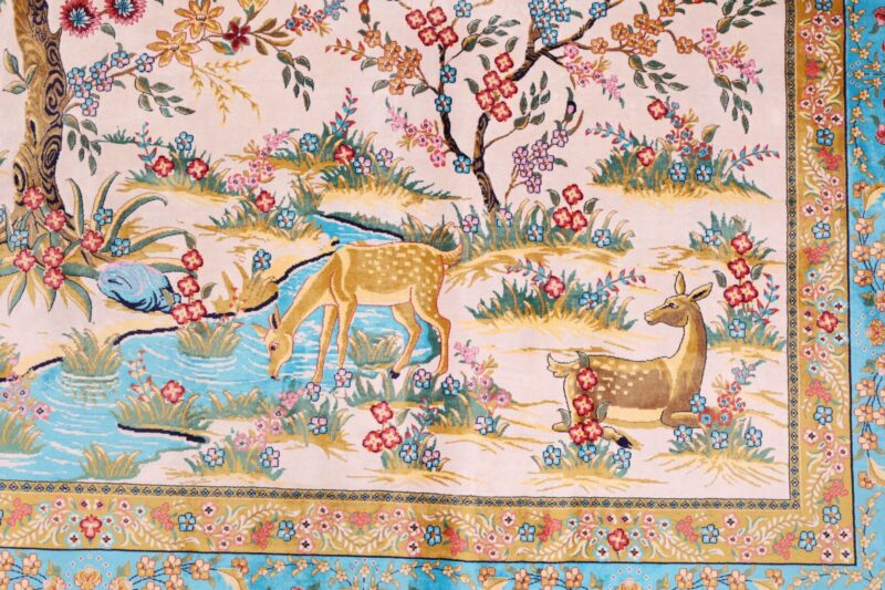 Kashmir Oriental Rug 200 × 300 cm, Silk, hand-knotted — view 8