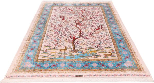 Kashmir Oriental Rug 200 × 300 cm, Silk, hand-knotted — view 2