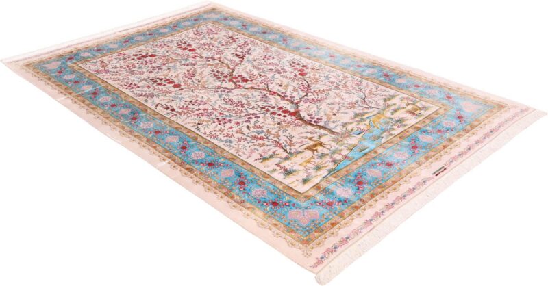 Kashmir Oriental Rug 200 × 300 cm, Silk, hand-knotted — view 4
