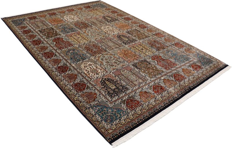 Kashmir Oriental Rug 201 × 295 cm, Silk, hand-knotted — view 4
