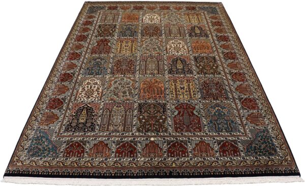 Kashmir Oriental Rug 201 × 295 cm, Silk, hand-knotted — view 7