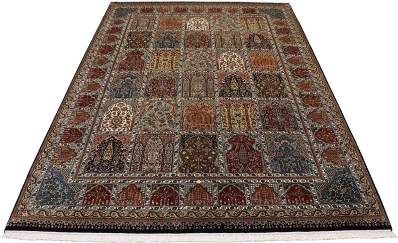 Kashmir Oriental Rug 201 × 295 cm, Silk, hand-knotted — view 7