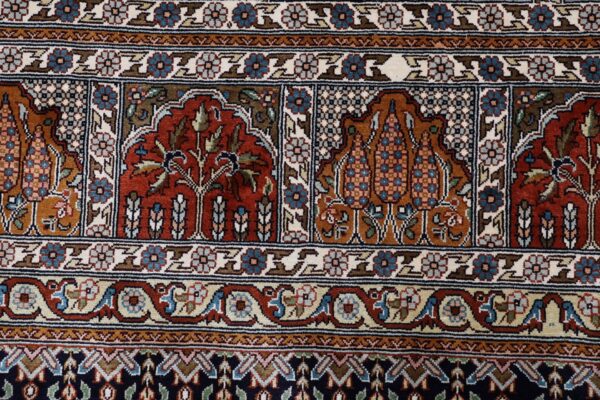 Kashmir Oriental Rug 201 × 295 cm, Silk, hand-knotted — view 8