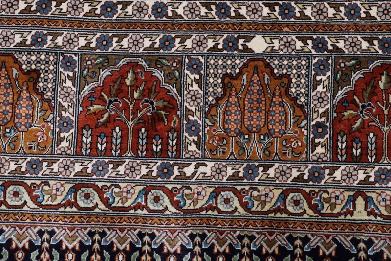 Kashmir Oriental Rug 201 × 295 cm, Silk, hand-knotted — view 8