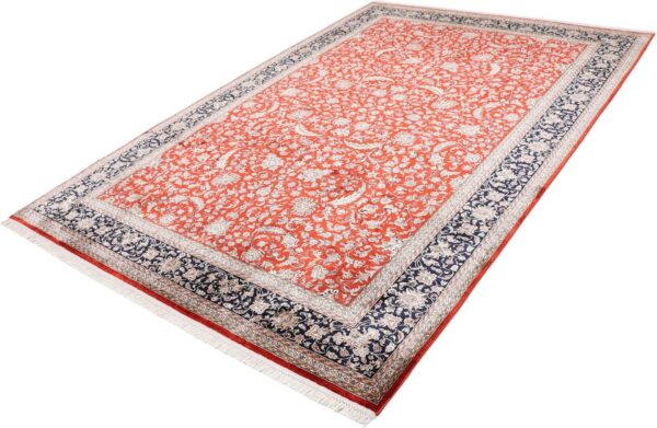 Kashmir Oriental Rug 201 × 299 cm, Silk, hand-knotted — view 3