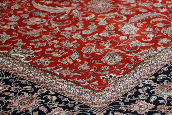 Kashmir Oriental Rug 201 × 299 cm, Silk, hand-knotted — view 5