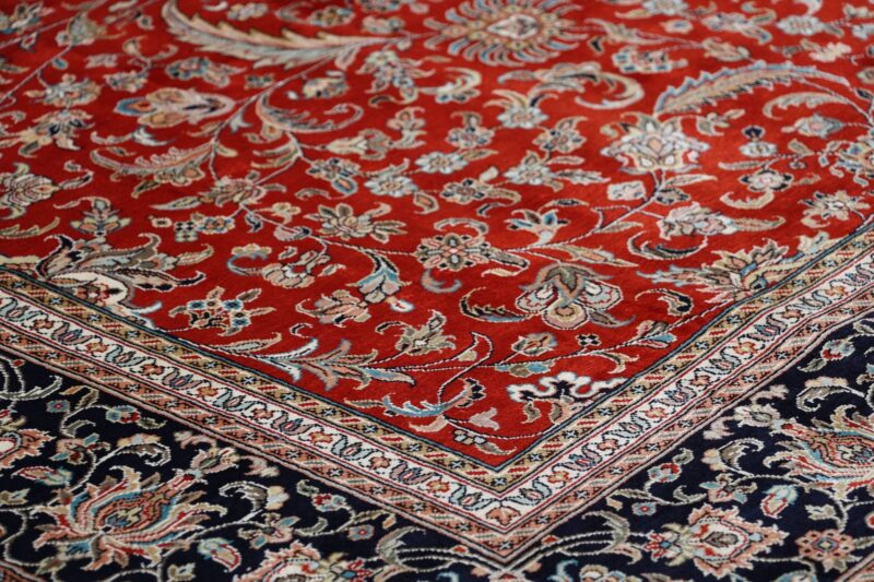 Kashmir Oriental Rug 201 × 299 cm, Silk, hand-knotted — view 5
