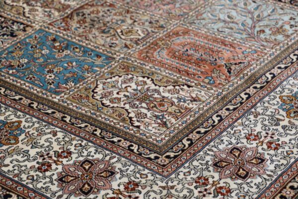 Kashmir Oriental Rug 204 × 296 cm, Silk, hand-knotted, Persian — view 5