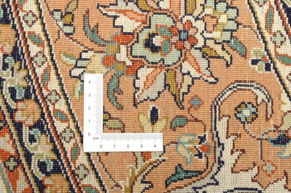 Kashmir Oriental Rug 209 × 209 cm, Silk, hand-knotted, pastel — view 3 Kashmir Oriental Rug 209 × 209 cm, Silk, hand-knotted, pastel — view 3