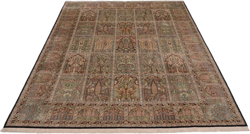 Kashmir Oriental Rug 213 × 312 cm, Silk, hand-knotted — view 2
