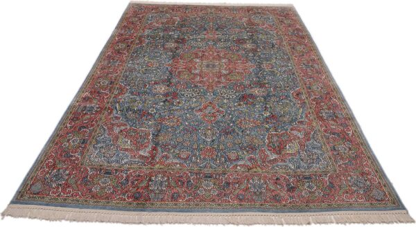 Kashmir Oriental Rug 214 × 316 cm, Silk, hand-knotted — view 2 Kashmir Oriental Rug 214 × 316 cm, Silk, hand-knotted — view 2