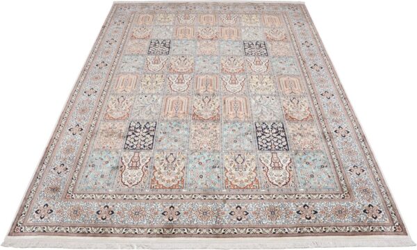 Kashmir Oriental Rug 215 × 296 cm, Silk, hand-knotted — view 2