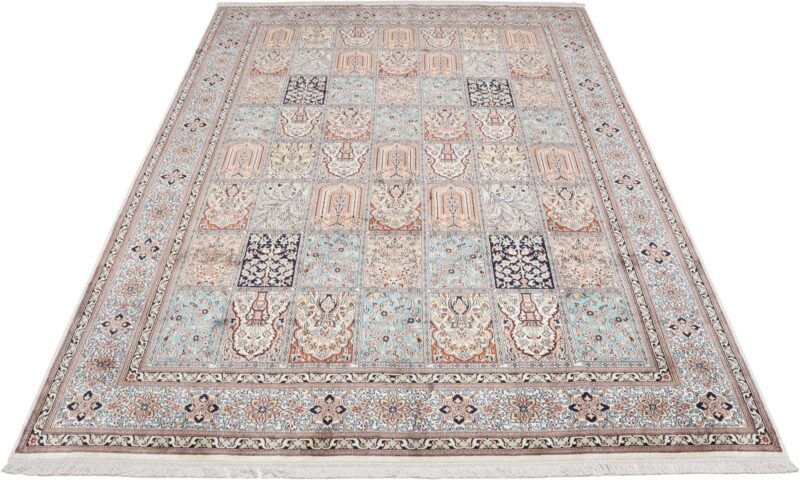 Kashmir Oriental Rug 215 × 296 cm, Silk, hand-knotted — view 2