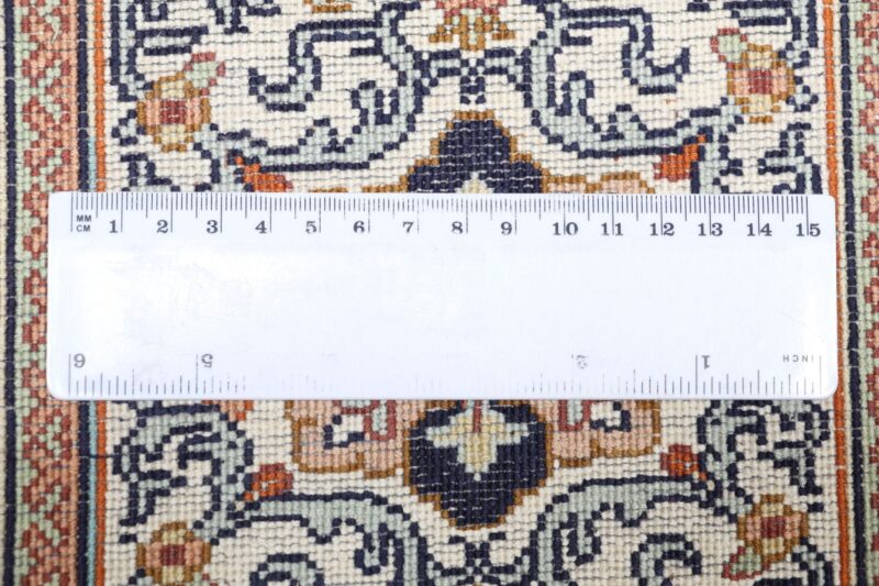 Kashmir Oriental Rug 215 × 296 cm, Silk, hand-knotted — view 11