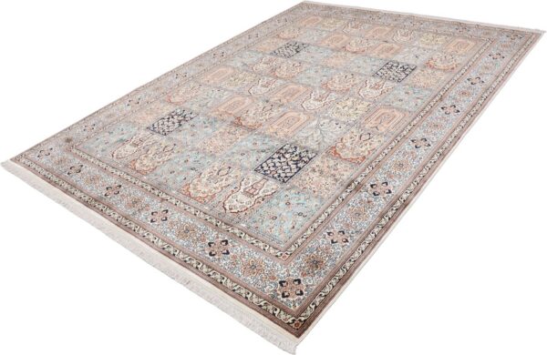 Kashmir Oriental Rug 215 × 296 cm, Silk, hand-knotted — view 3