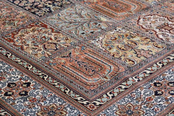 Kashmir Oriental Rug 215 × 296 cm, Silk, hand-knotted — view 5