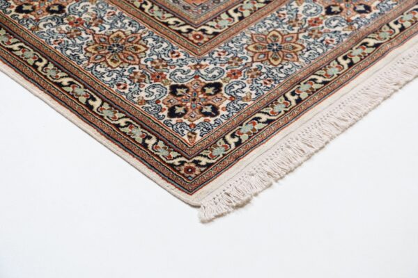Kashmir Oriental Rug 215 × 296 cm, Silk, hand-knotted — view 6