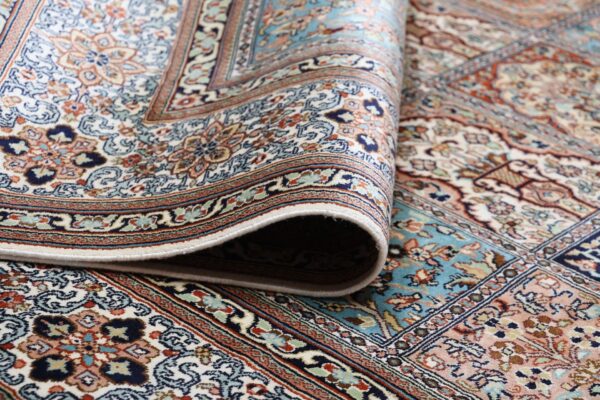 Kashmir Oriental Rug 215 × 296 cm, Silk, hand-knotted — view 10