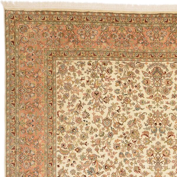 Kashmir Oriental Rug 215 × 309 cm, Silk, hand-knotted — view 5