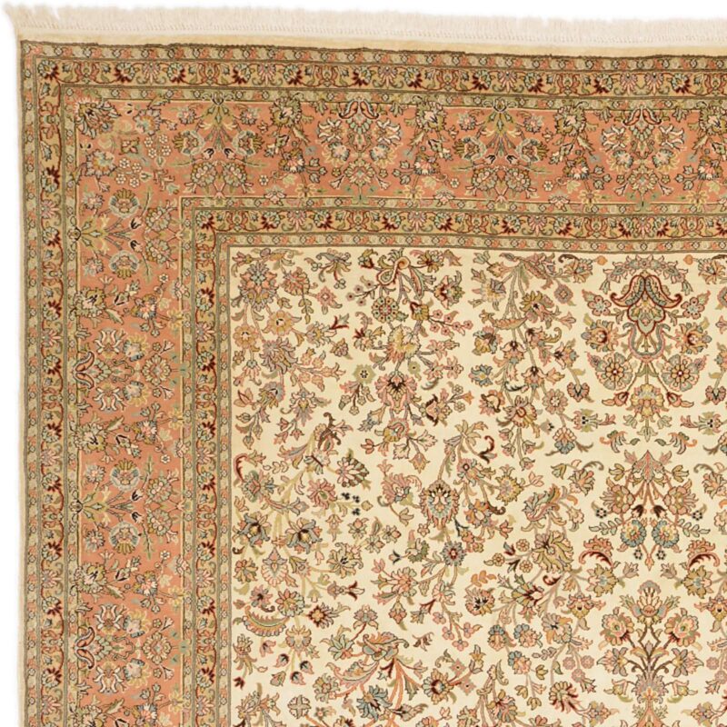 Kashmir Oriental Rug 215 × 309 cm, Silk, hand-knotted — view 5
