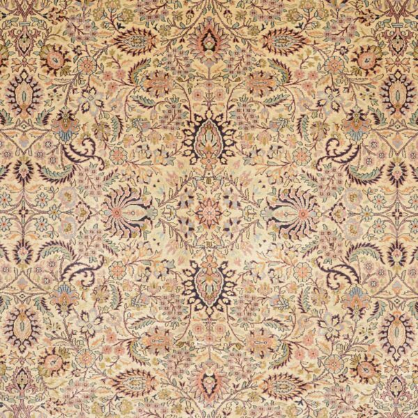 Kashmir Oriental Rug 216 × 299 cm, Silk, hand-knotted — view 4