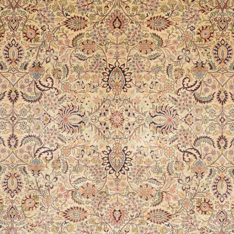 Kashmir Oriental Rug 216 × 299 cm, Silk, hand-knotted — view 4