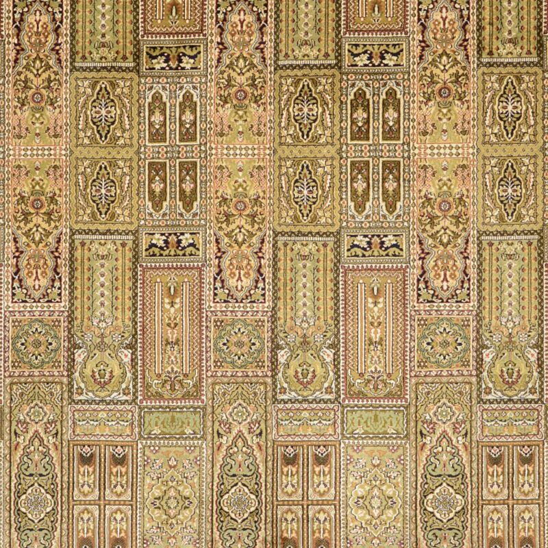 Kashmir Oriental Rug 216 × 308 cm, Silk, hand-knotted, refined — view 4