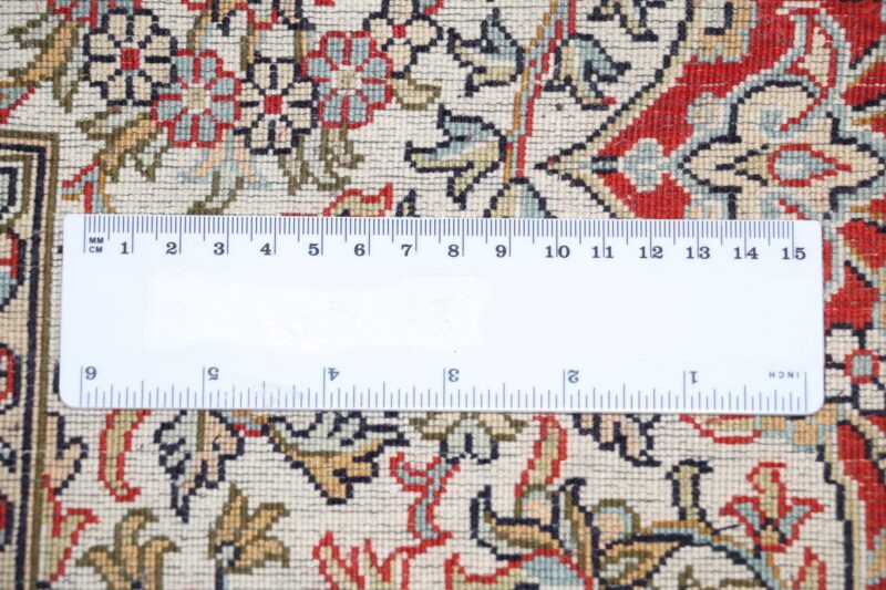 Kashmir Oriental Rug 216 × 310 cm, Silk, hand-knotted, refined — view 11